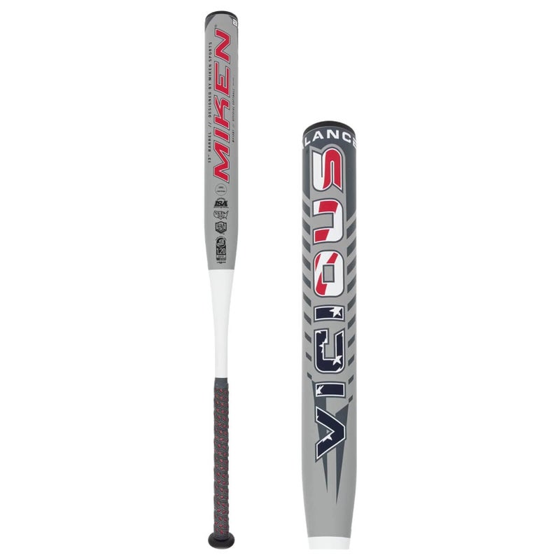 Miken Vicious 13 Balanced Dual Stamp Slow Pitch Softball Bat MV13B1 34 27 oz - Image 2
