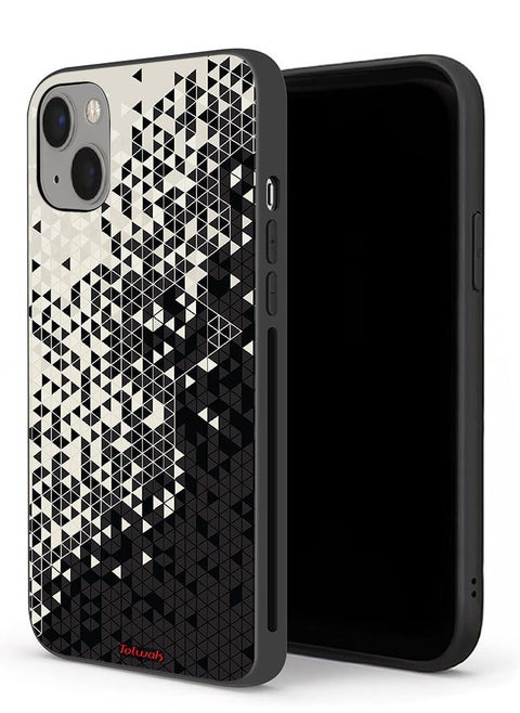Apple iPhone 13 Protective Case Pattern Digital Art Triangle