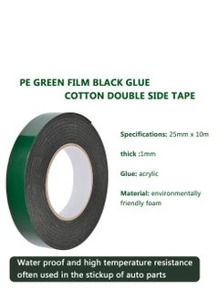 Excefore Foam Tape, Double Sided Waterproof Mounting Tape, Adhesive Sponge Tape for Automotive Grade Car Trims Number Plate Fixing(10M*L 2.5CM*W)  - Image 3
