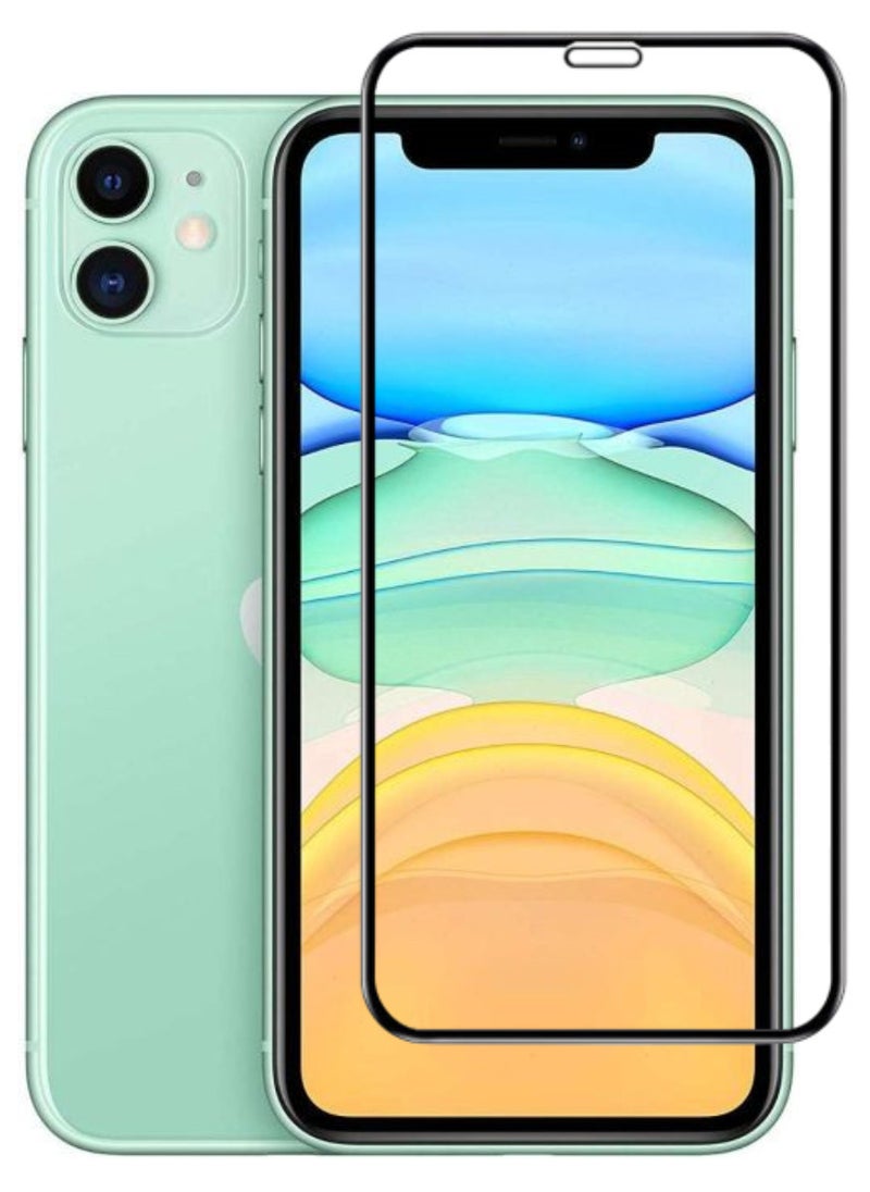 RAYON Tempered Glass Screen Protector 5D Designed For iPhone 11 Full Screen Coverage And Bubble Free - Image 1