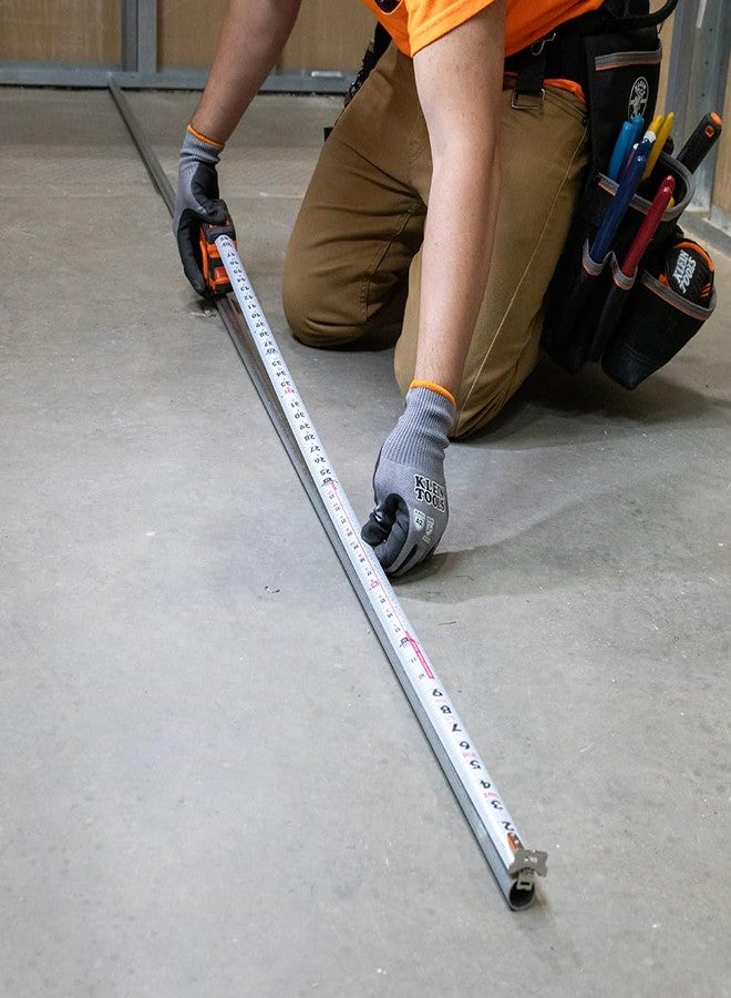 Klein Tools 9235 Tape Measure, Heavy-Duty Magnetic Measuring Tape with 35-Foot Double-Hook Double-Sided Nylon Reinforced Blade, with Metal Belt Clip - Image 5