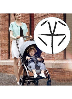 Zerodis Universal Baby 5 Point Harness Belt High Chair Safety Belts Harness Stroller Children Pushchair Rotating Protection Adjustable Shoulder Strap Belts Straps For Pram Accessories(Buckle Type)  - Image 5
