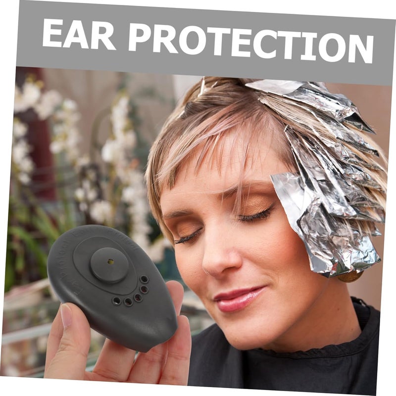 3 أزواج من واقيات الأذن السيليكونية لحماية الشعر أثناء الصباغة والنوم والحرارة - Image 4