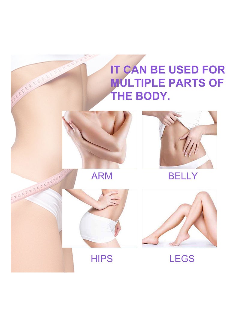 EELHOE 30Pcs Belly Patch, Toning Contouring Firming Patches, Sweatproof Patches,Waterproof Stickers for Women Girls, Belly Stickers for All People, Abedomen Pads for Legs (Purple ) - Image 4