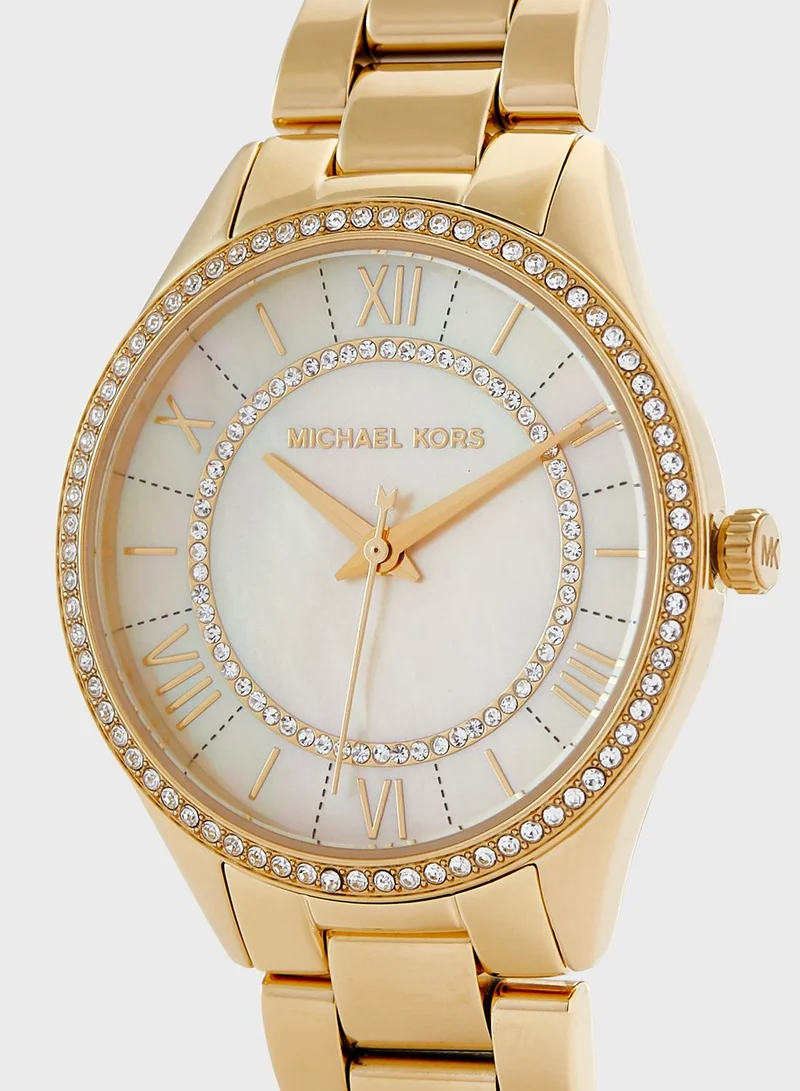 Michael Kors MK4490 Lauryn Analog Watch+Bracelet Set