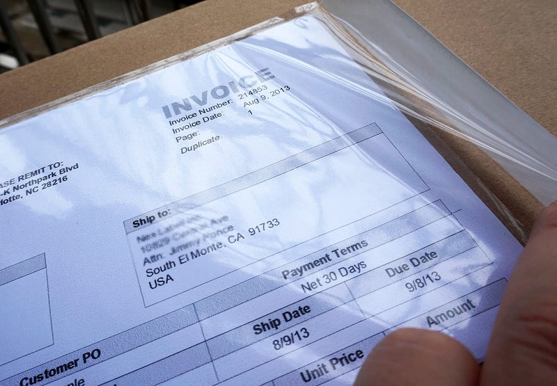 BEUYI Premium 6''x10'' Packing List Envelope, Tailored Size for Letter-size Paper Folded in Half, Adhesive Shipping Label Pouch/Sleeve (50 pack) - Image 5