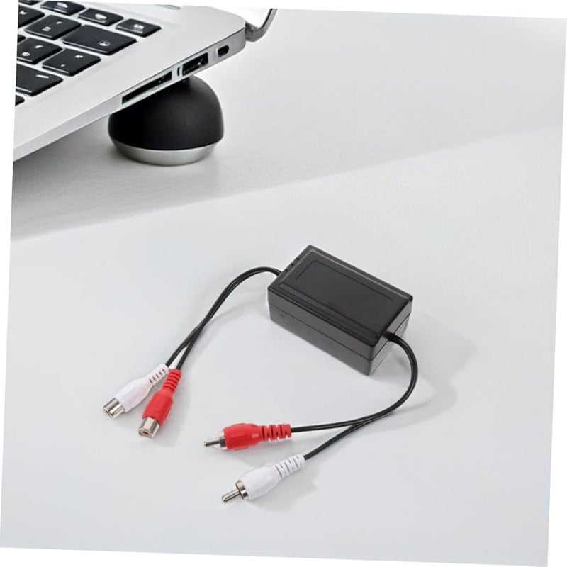 2Pcs Black Car Audio Noise Filter Ground Loop Isolator For Amplifier Stereo System - Image 5