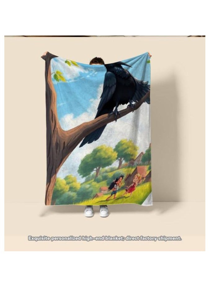 general Children's or student cartoon flannel thin blanket (warm and comfortable, suitable for sleep, games) 100cm*150cm - 645 - Image 4