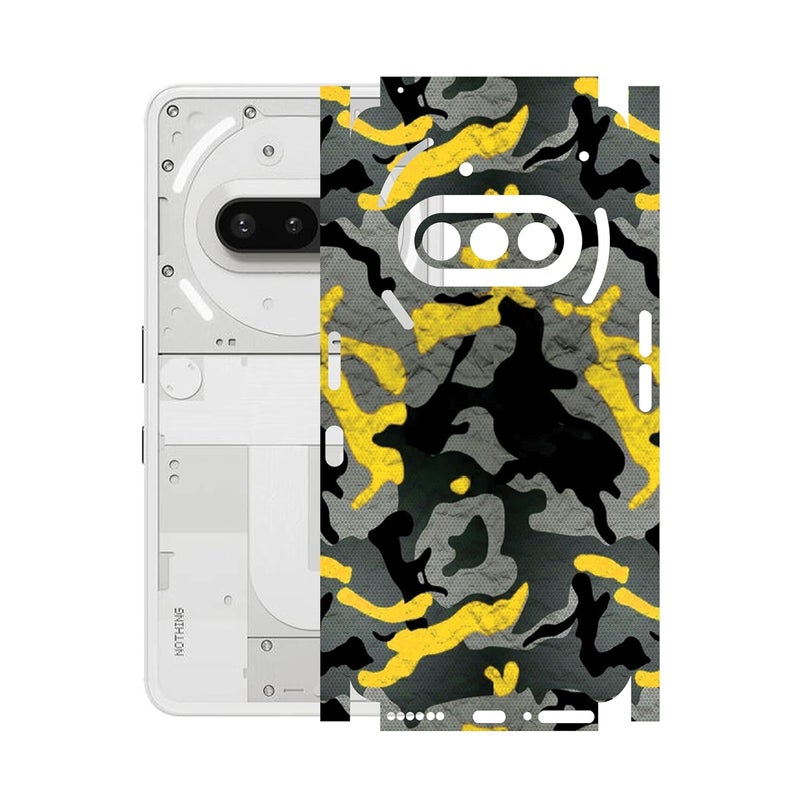 90STETHIX Mobile Skin Sticker Wrap | Compatible for Nothing Phone 3A | Scratchproof Matte Finish | Full Coverage for All Sides & Camera Protection (Design-1) (17) - Image 1