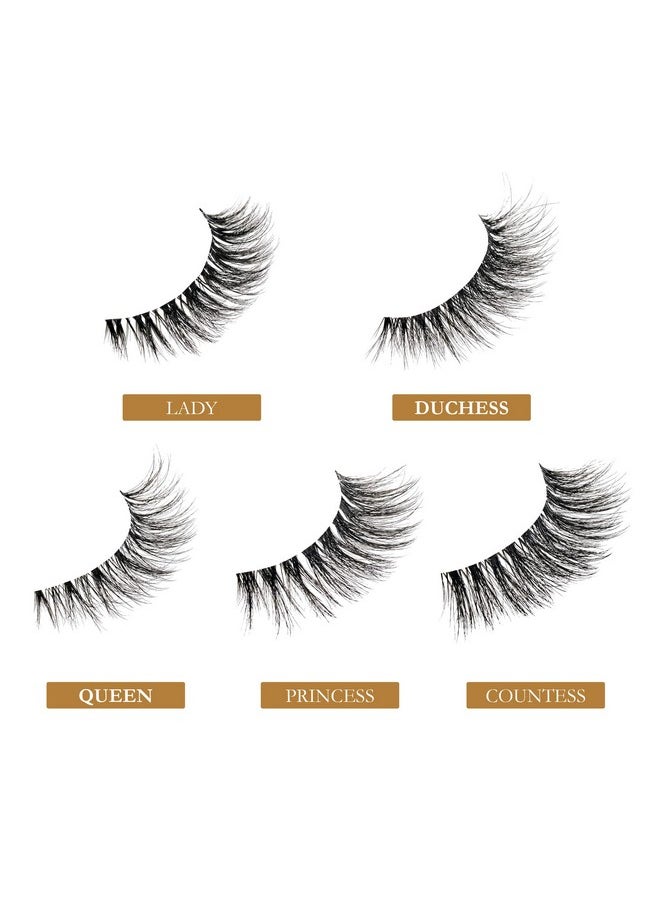 iEnvy - Vluxe False Lashes, Royal Silk Luxurious Eyelashes, Fluffy Wispy Eye Lashes, Super Natural Volume & Curl, Lightweight & Comfortable (Queen) - Image 1