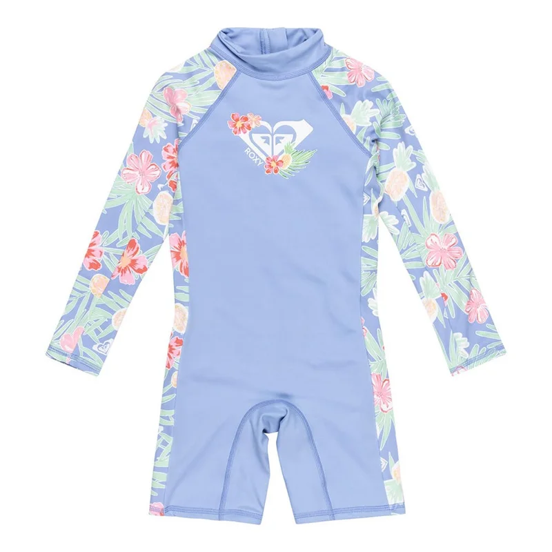 Roxy Tropical Story Long Sleeves One-Piece Rashguard - Kids