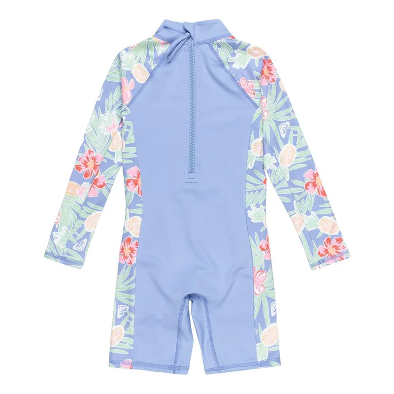 Roxy Tropical Story Long Sleeves One-Piece Rashguard - Kids