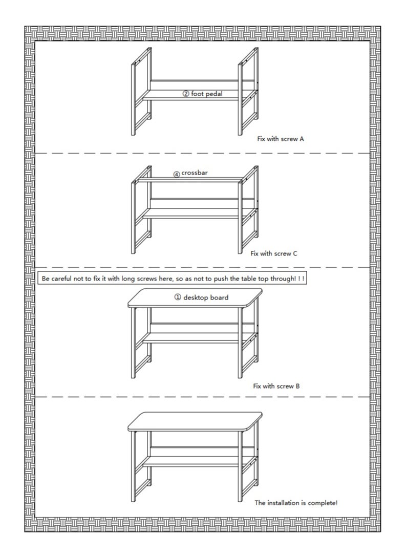 XiuWoo - Computer Study Desk with Bookshelf Large Home Office Desk with Storage and Shelf Industrial Study Writing Drawing Table with Space Saving Design Modern Simple Style Laptop Table 120x45x72cm - Image 1