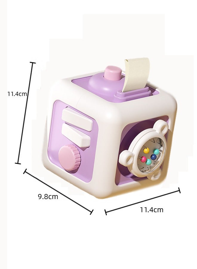 Children's Rubik's Cube Busy Ball Toy Rubik's Cube Busy Ball Montessori Early Education Baby Intelligence Training Hexahedron Busy Box ﻿Suitable for infants aged 6-24 months - Image 2