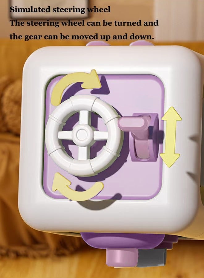 Children's Rubik's Cube Busy Ball Toy Rubik's Cube Busy Ball Montessori Early Education Baby Intelligence Training Hexahedron Busy Box ﻿Suitable for infants aged 6-24 months - Image 4