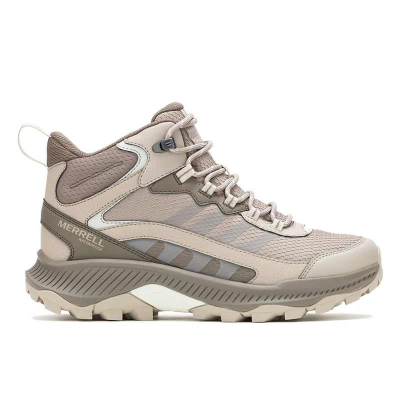 Merrell Women's Speed Strike 2 Mid Waterproof Hiking Boot, Stone, 8.0 - Image 1