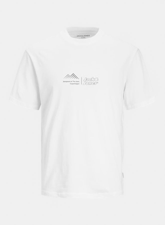 JACK & JONES JACK & JONES Mens Lima Logo Tee Crew Neck - Image 5