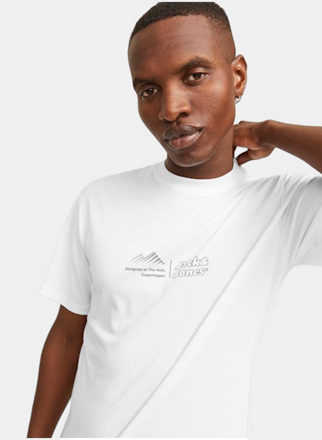 JACK & JONES JACK & JONES Mens Lima Logo Tee Crew Neck - Image 4