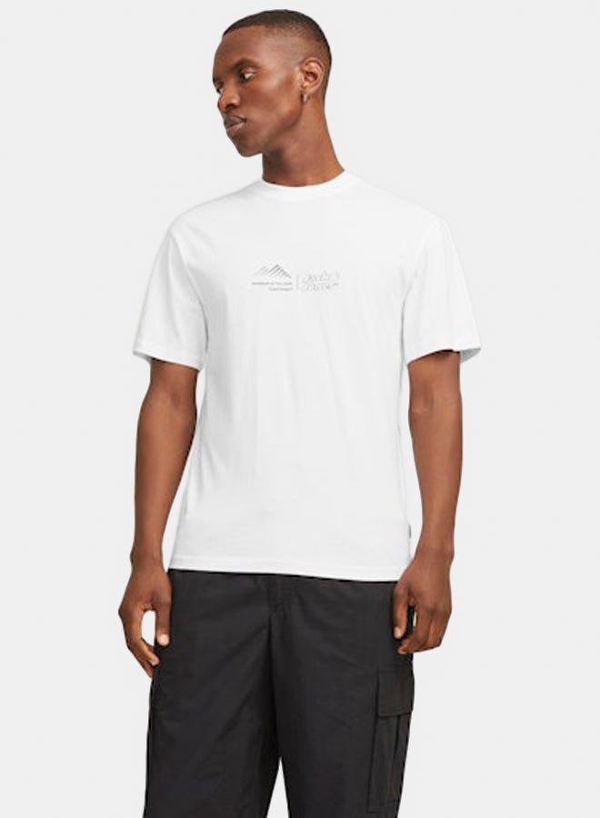 JACK & JONES JACK & JONES Mens Lima Logo Tee Crew Neck - Image 3