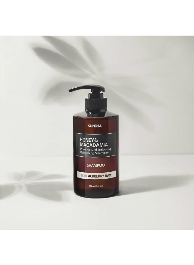 كاندال شامبو كوندال الطبيعي بالعسل والمكاديميا 500 مل - توت العليق وخليج الغار - Image 2