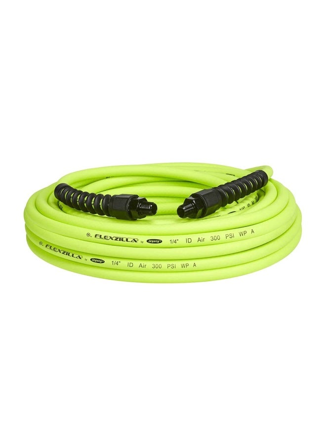 Flexzilla Pro Air Hose 1 4 In X 50 Ft Heavy Duty Lightweight Hybrid Zillagreen Hfzp1450Yw2  - Image 1