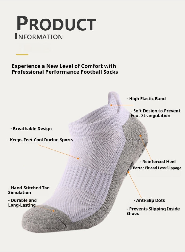 Kenzs Men's professional football socks (short tube) with good wrapping, non-slip, moisture absorption and deodorization - Image 4
