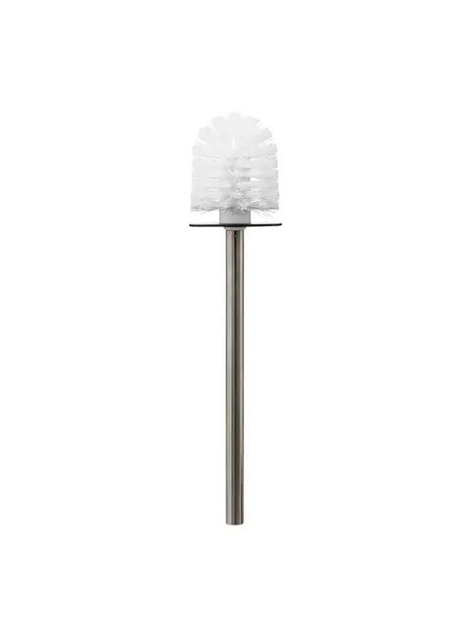 Five Simply Smart High Quality Sandstone Toilet Brush With Holder White And Silver 174878I - Image 2