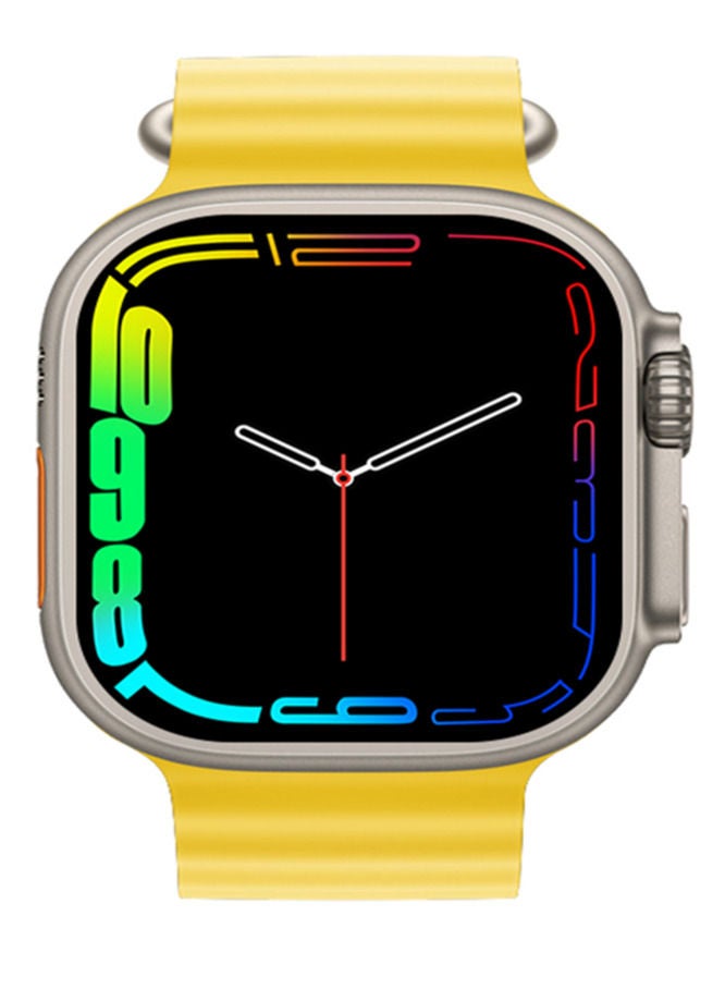 AROAQ T900 Ultra Wireless Charging New Features Super Fast Latest Smart Watch Yellow - Image 5