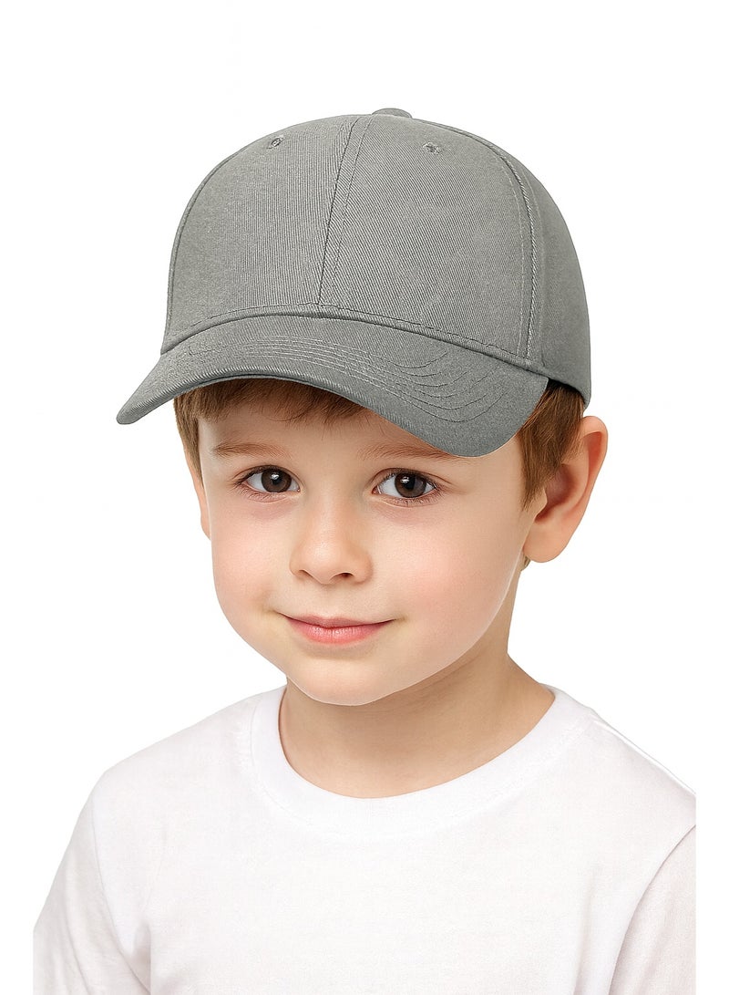 ساراونت قبعة بيسبول للأطفال من مصنوعة من القطن بنسبة 100%، قابلة للتعديل، قبعة ناعمة وقابلة للتنفس مزودة بمشبك معدني، مناسبة لمقاس الرأس 52–54 سم (للأولاد والبنات من عمر 4 إلى 14 سنة) - Image 1