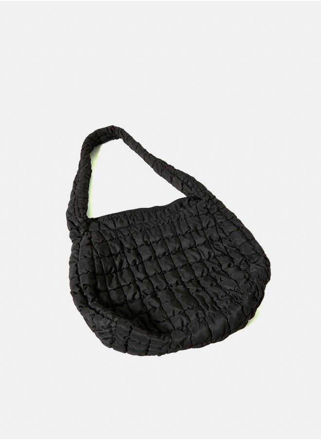 FOREVER 21 Quilted Puffer Tote Bag  - Image 1