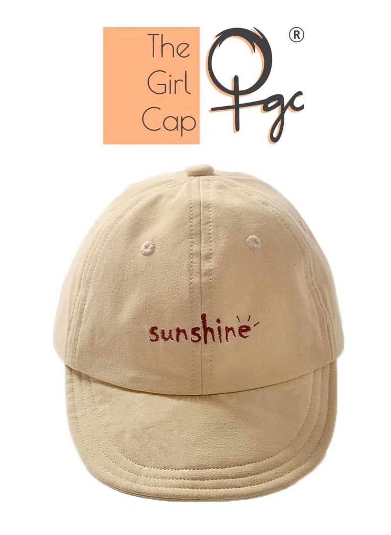 The Girl Cap durable cotton Kids Cap | Stylish Kids Caps are Perfect for Beach, Travelling and Outdoor activities | Comfortable and Easy to match with Different Clothing Styles | Sunshine - pzsku/Z09FC264F1E934351960EZ/45/_/1732981591/e2c080a9-40d5-4f40-b630-71b8da3c1b98