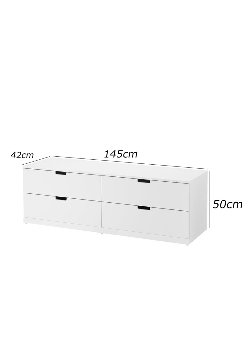 فرنتشر ستور وحدة ادراج مودرن ام دى اف - ارتفاع 50 سم - عرض 145 سم - عمق 42 سم ، من فرنتشر ستور. - Image 5
