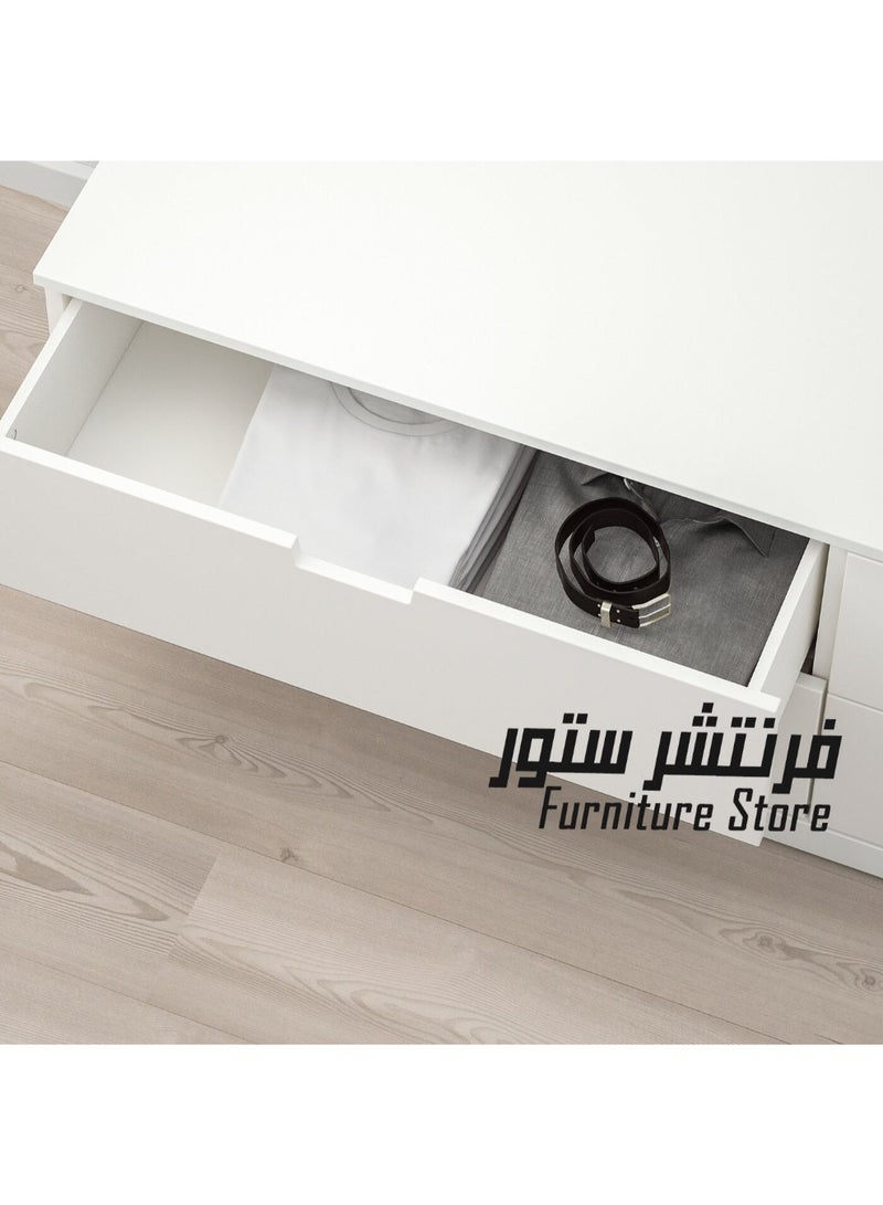 فرنتشر ستور وحدة ادراج مودرن ام دى اف - ارتفاع 50 سم - عرض 145 سم - عمق 42 سم ، من فرنتشر ستور. - Image 3