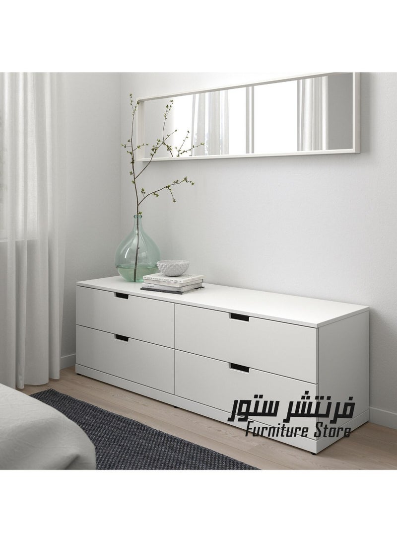 فرنتشر ستور وحدة ادراج مودرن ام دى اف - ارتفاع 50 سم - عرض 145 سم - عمق 42 سم ، من فرنتشر ستور. - Image 1