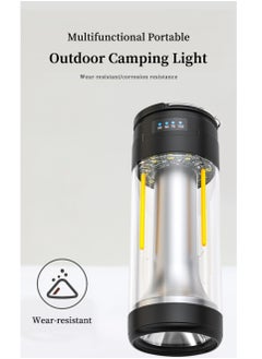 Generic Multifunctional outdoor camping light, rechargeable portable mini compact flashlight for outdoor camping, hiking and fishing  - Image 1