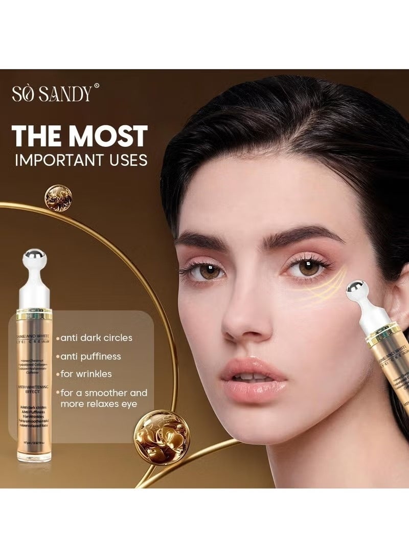 So Sandy Shine & White Eye Contour Brightening under eye cream, with Anti-aging effect. - Image 4