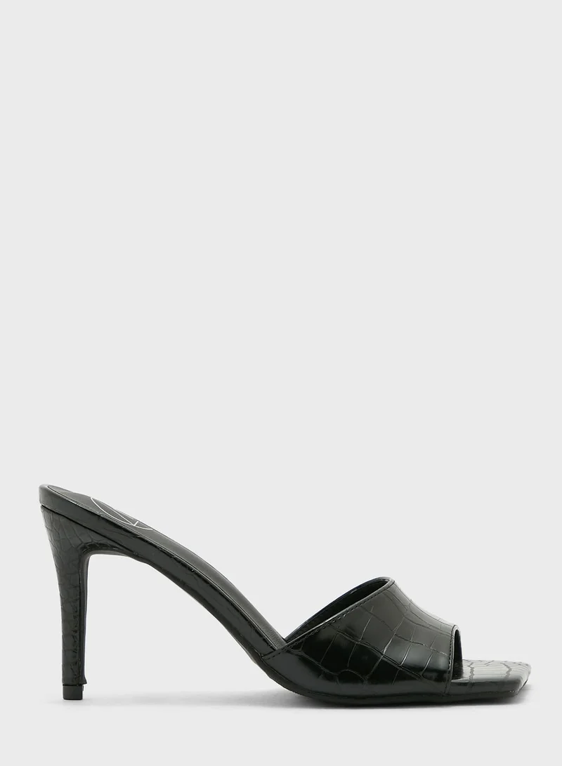 Missguided One Strap High Heel Sandals