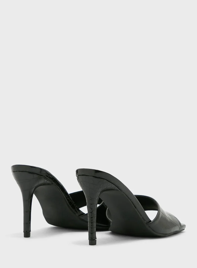 Missguided One Strap High Heel Sandals