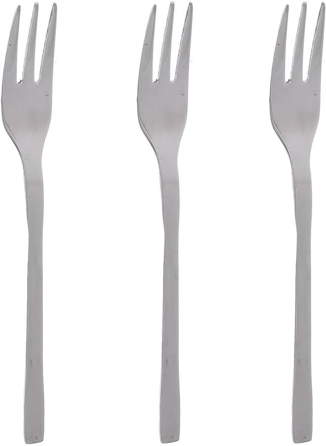 Zinnia Zinnia Stainless Steel Slender/Mirror Sweet Forks 3 Piece Set 