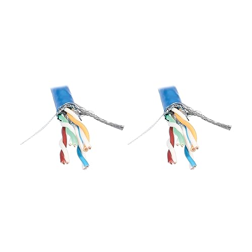 Tripp Lite Cat8 PoE+ Ethernet Cable 1000ft Bulk Spool, Blue, 40 Gbps Copper Network Cable, Line Noise Shielding S/FTP, 22 AWG Four-Pair Solid Core, CMR, 305 Meters, (N226-01K-BL) - Image 4
