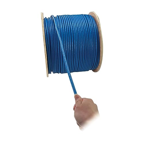Tripp Lite Cat8 PoE+ Ethernet Cable 1000ft Bulk Spool, Blue, 40 Gbps Copper Network Cable, Line Noise Shielding S/FTP, 22 AWG Four-Pair Solid Core, CMR, 305 Meters, (N226-01K-BL) - Image 5