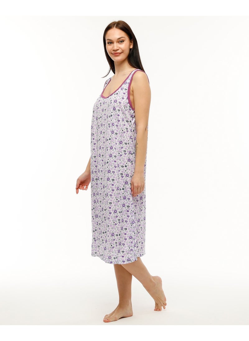 Seva Thick Strap Cotton Combed Fabric Comfortable Fit Nightgown  - Image 5