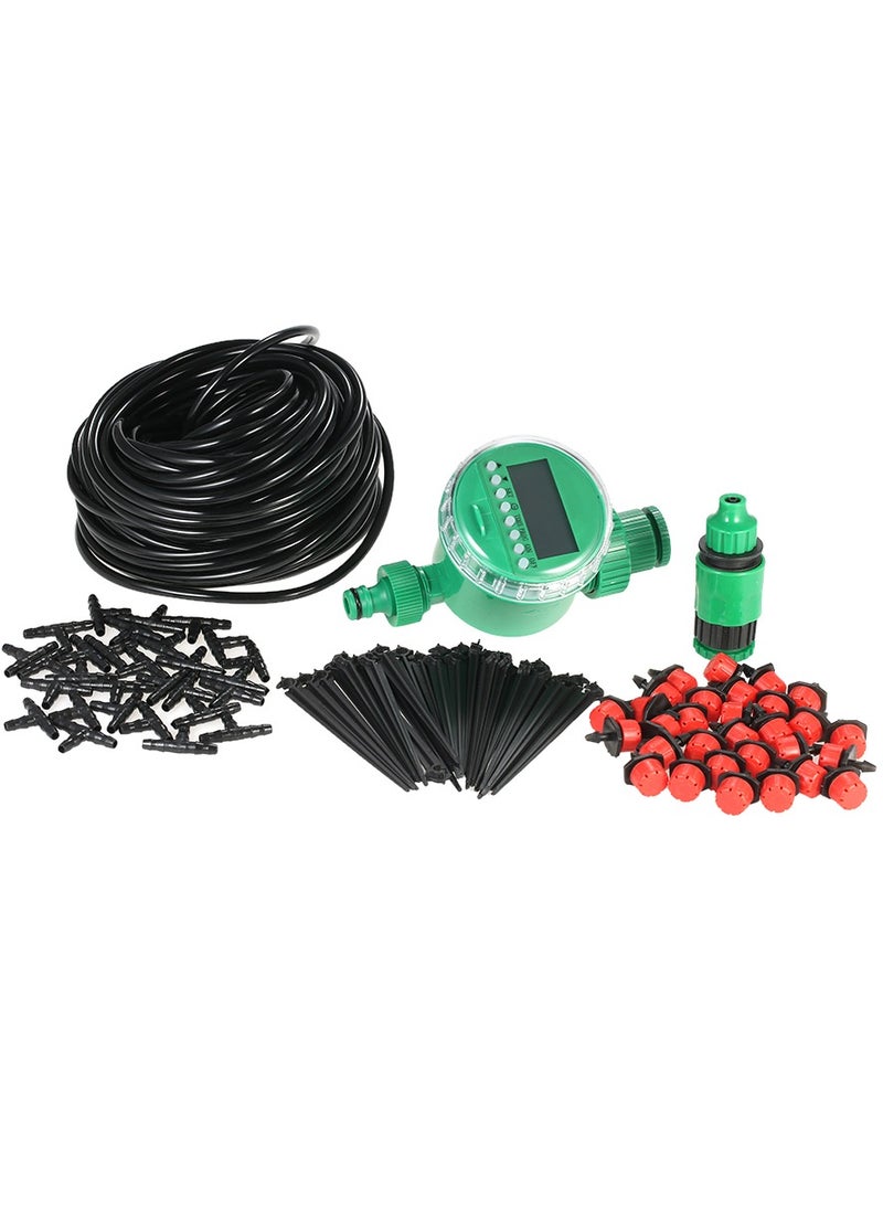 Generic - 25m Micro Drip Irrigation System with Auto Timer Self Plant Watering Garden Hose - Image 1
