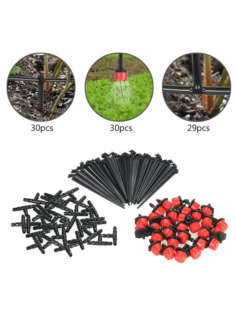 Generic - 25m Micro Drip Irrigation System with Auto Timer Self Plant Watering Garden Hose - Image 1