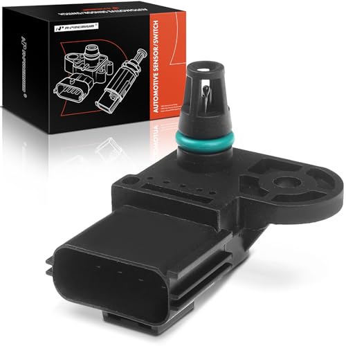 A-Premium Manifold Absolute Pressure Sensor Compatible with Ford Escape 05-17 Focus Fusion Ranger Transit Connect Lincoln MKZ Mazda 3 5 6 B2300 CX-7 Tribute Mercury Mariner Milan - Image 1