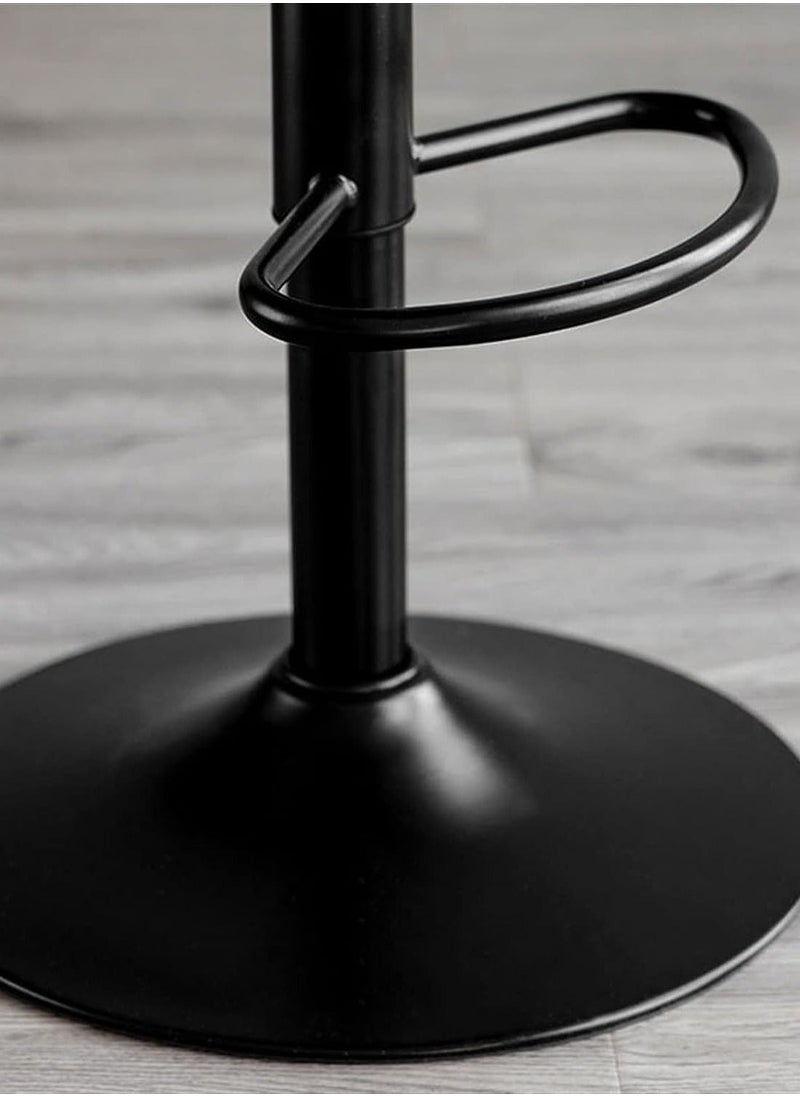 Living Adjustable Barstools Swivel Counter Stools Faux Leather Bar Chairs,3 Mins Quick Assembly, Loads Up to 300lbs  - Image 4
