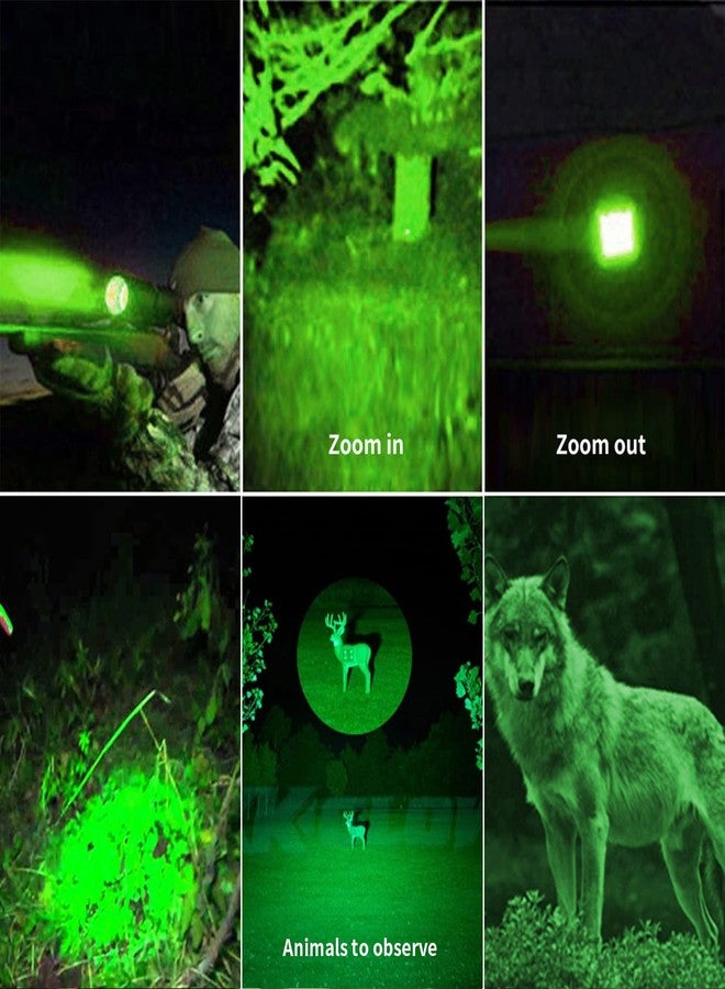 YZYOE Red Flashlight Rechargeable，Green Light Flashlight，Blue Light flashlights，Blood Lights for Observation, 4 in 1 White Lights and Red lamp and Blue Lamp and Green Lamps ，4 Modes. - Image 2