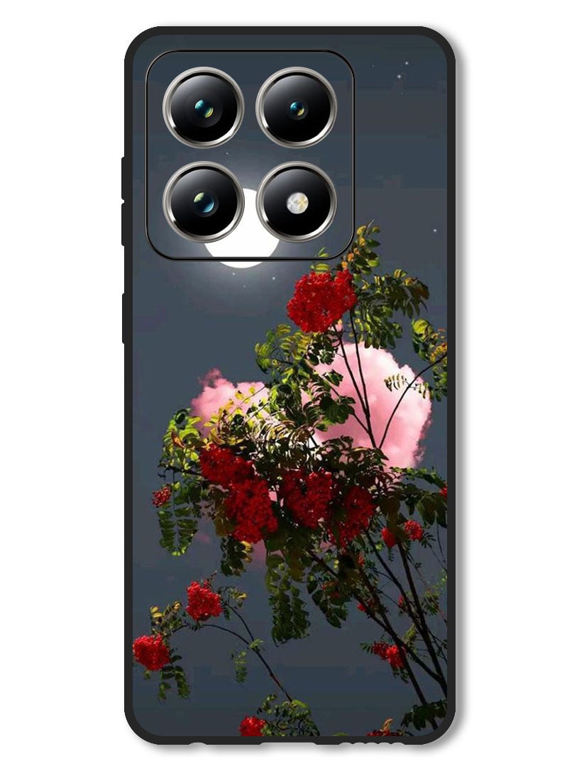 Theodor Case Compatible with Xiaomi 14T Protection Shockproof Bumper Cover Moon Shining - Image 1