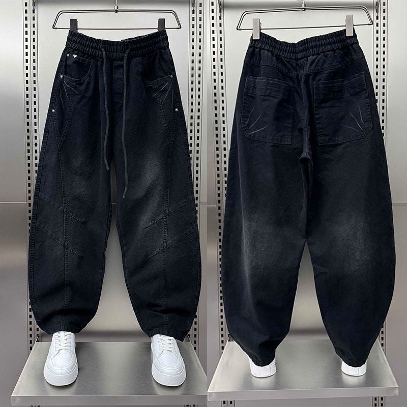 Unisex Classic Denim Jeans Loose Fit Daily Outdoor Wear - Image 1