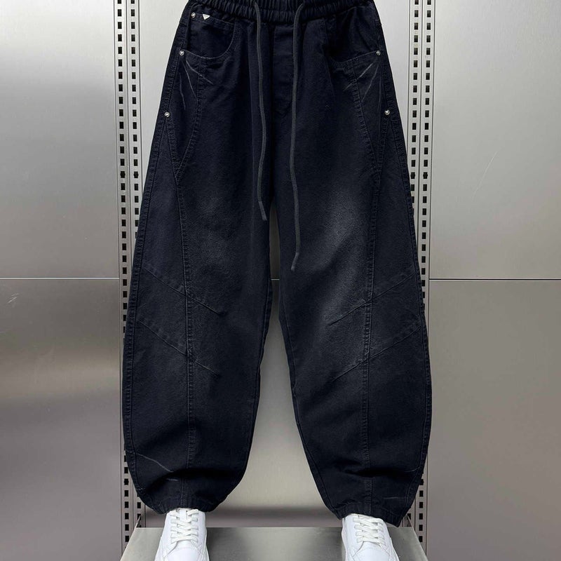 Unisex Classic Denim Jeans Loose Fit Daily Outdoor Wear - Image 3